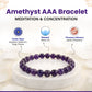 Amethyst AAA Bracelet Meditation & Concentration