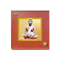 Diviniti 24K Gold Plated Sri Ramakrishna Paramhansa Frame For Car Dashboard, Home Decor, Table Top (5.5 x 6.5 CM)