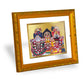 DIVINITI 24K Gold Plated Jagannath Photo Frame For Home Wall Decor, Puja Room, Gift (21.5 X 17.5 CM)