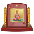 Diviniti 24K Gold Plated Hanuman Ji For Car Dashboard, Home Decor, Table, Puja Room (7 x 9 CM)