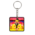 Premanand Ji Maharaj Square Keychain | Devotional Key Ring | Gift
