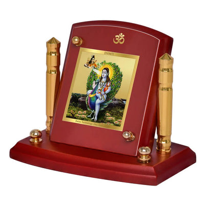 Diviniti 24K Gold Plated Baba Balak Nath For Car Dashboard, Home Decor, Puja & Gift (7 x 9 CM)
