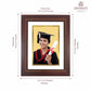 Diviniti Photo Frame With Customized Photo Printed on 24K Gold Plated Foil| Personalized Gift for Birthday, Marriage Anniversary & Celebration With Loved Ones|DG 3705 Size 2.5