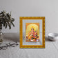 DIVINITI 24K Gold Plated Lord Ganesha Wall Photo Frame For Home Decor, Puja, Success (21.5 X 17.5 CM)