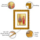 DIVINITI 24K Gold Plated Swaminarayan Photo Frame For Home Decor, TableTop, Luxury Gift (21.5 X 17.5 CM)