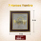 7 Horses Yantra for Wealth & Success + FREE Money Magnet Bracelet