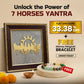7 Horses Yantra for Wealth & Success + FREE Money Magnet Bracelet