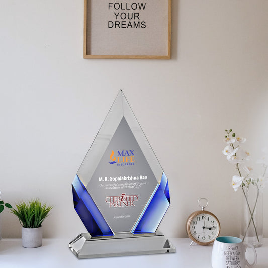 Acrylic Trophy with Custom Print for Gifting