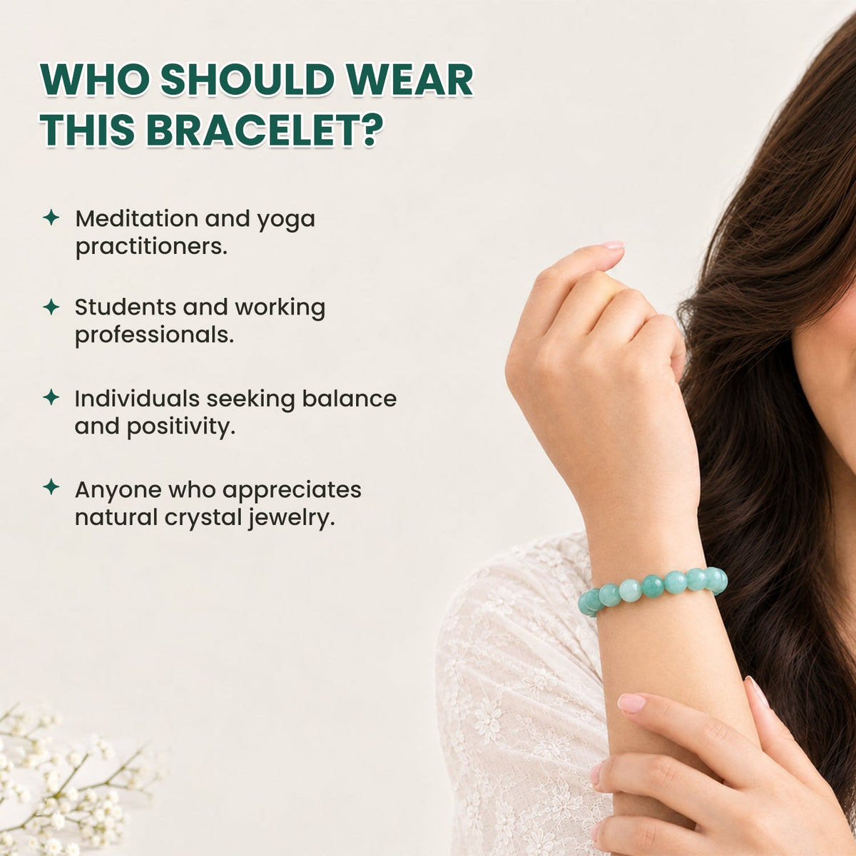 Amazonite New Crystal Bracelet