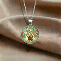 Apple Tree Crystal Pendant