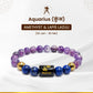 Zodiac Crystals Combination Bracelet Collection with 12 Constellation Signs