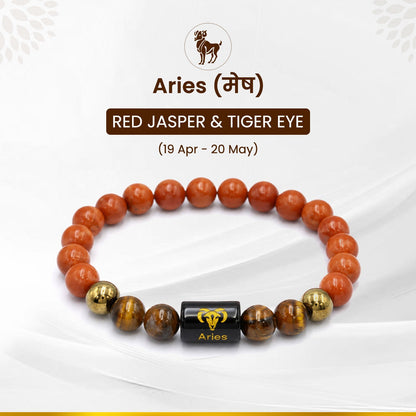 Zodiac Crystals Combination Bracelet Collection with 12 Constellation Signs