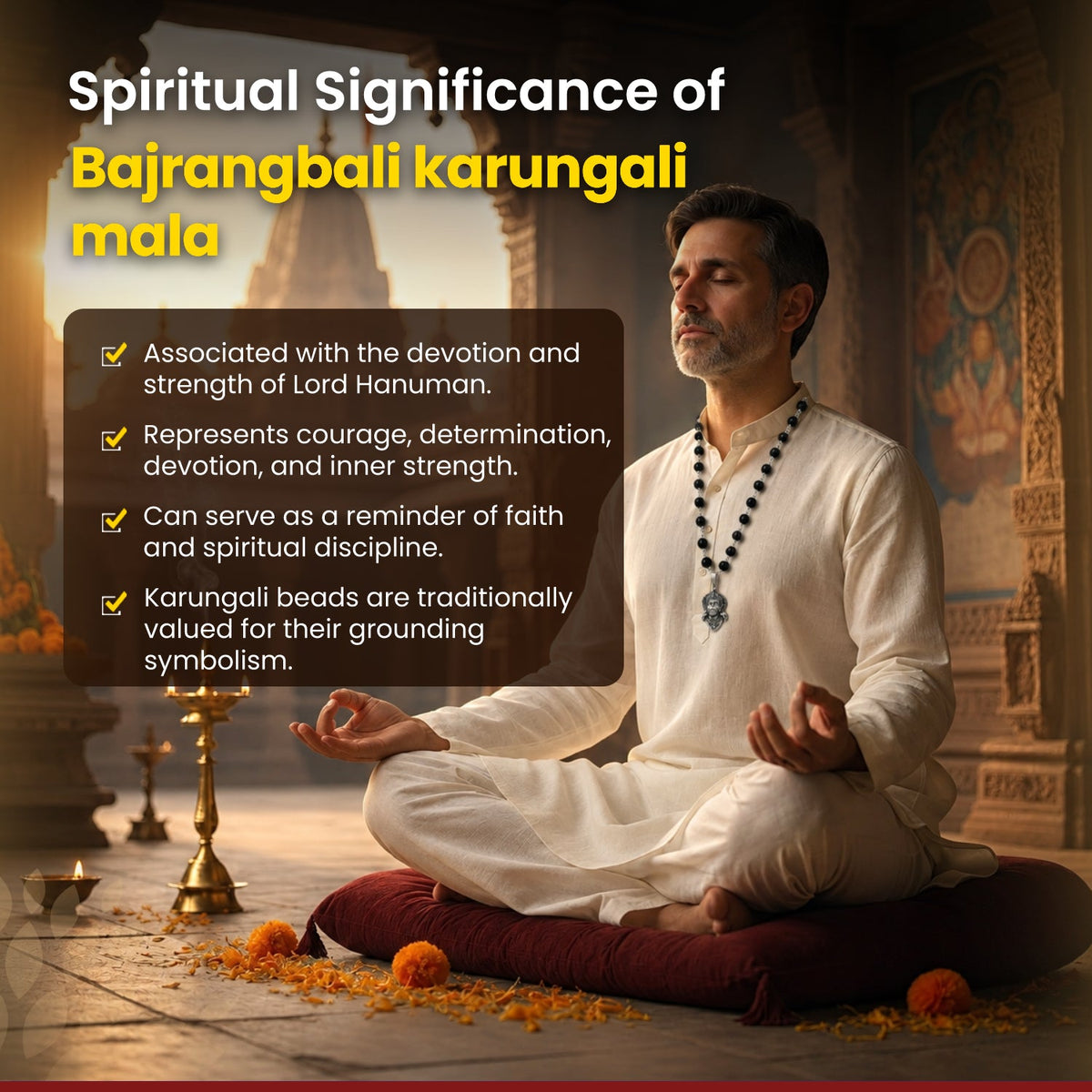 Bajrangbali Karungali Mala