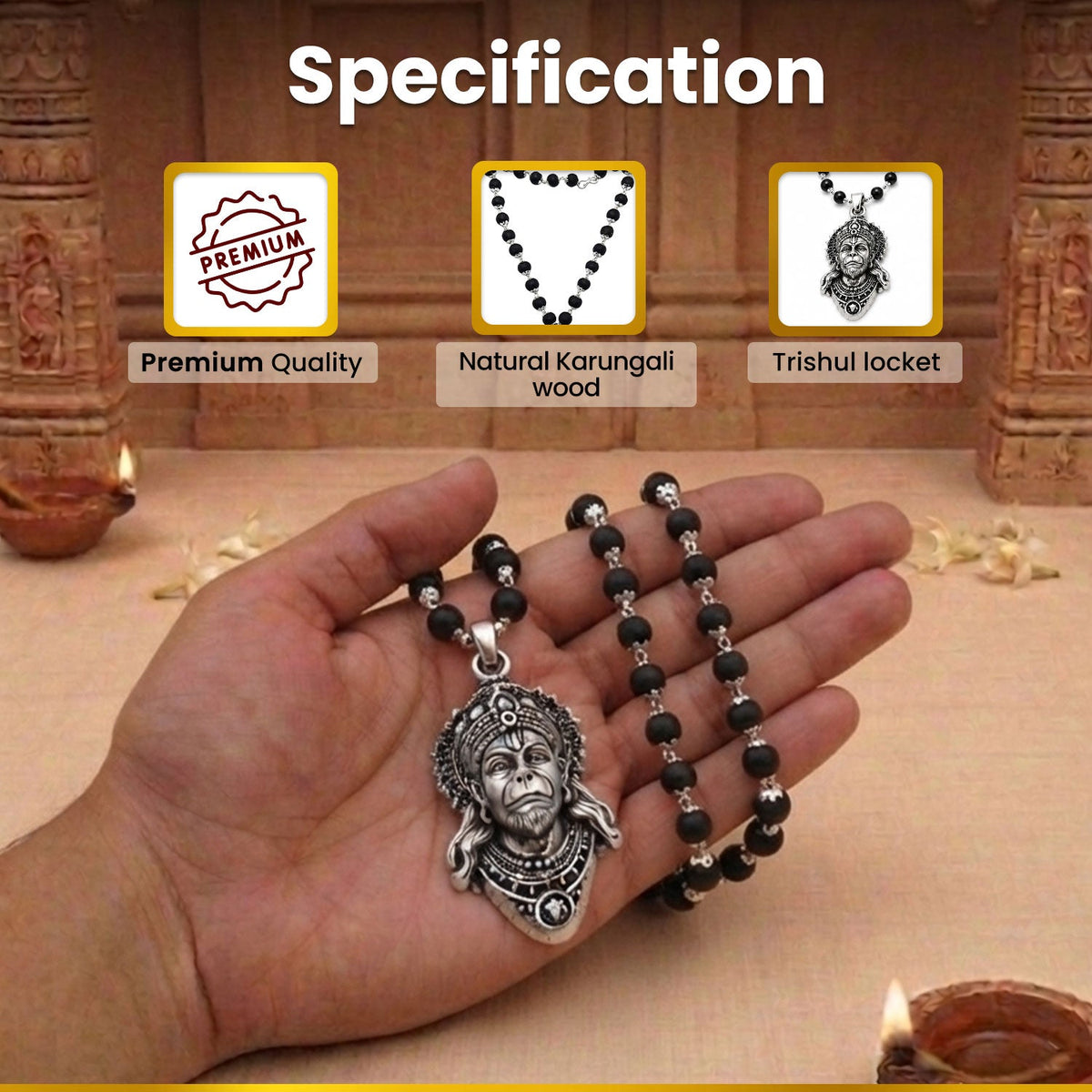 Bajrangbali Karungali Mala