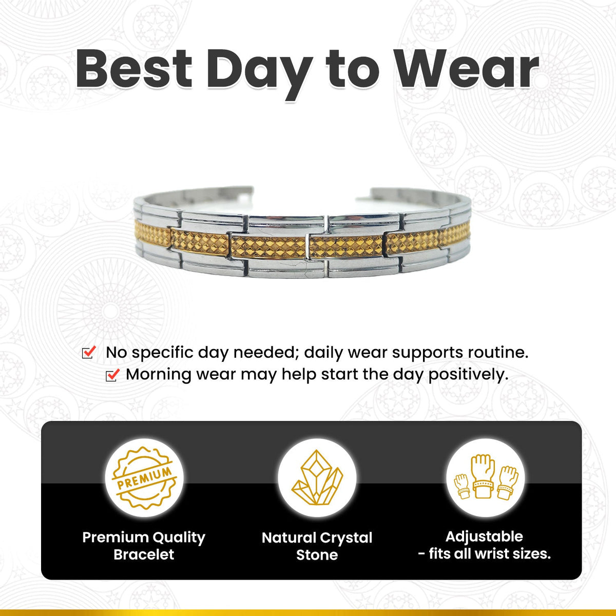 Bio Magnetic Titanium Health Bracelet-(BMTHB-C)