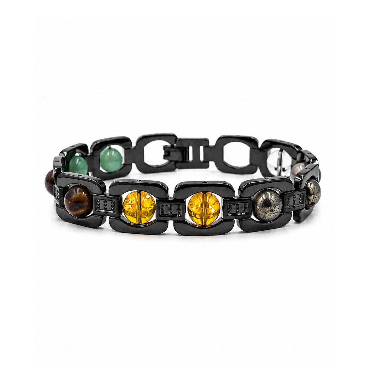 Black Metal Dhan Yog Bracelet