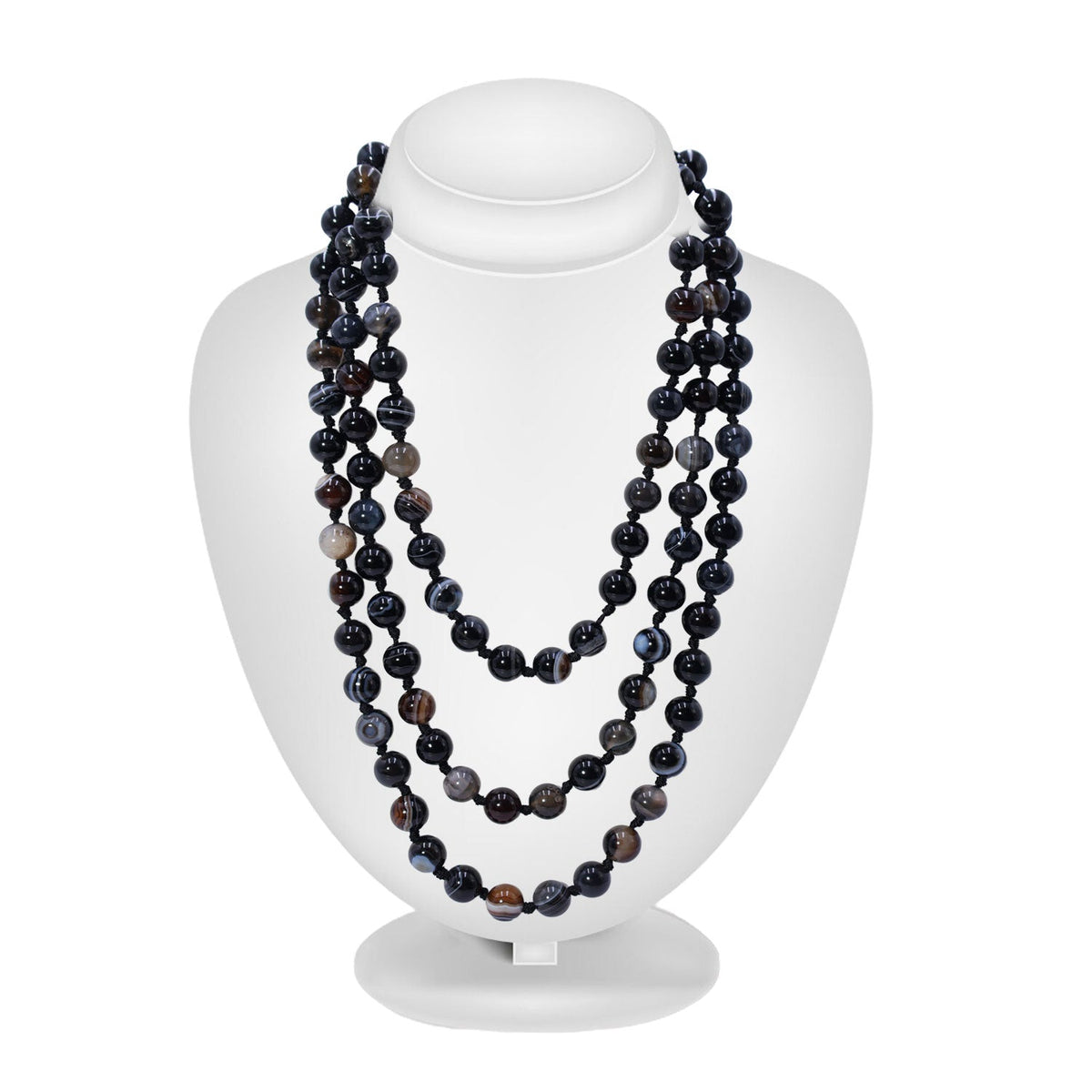 Black Hakik Mala (108 Beads)