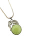 Bowenite Crystal Round Pendant