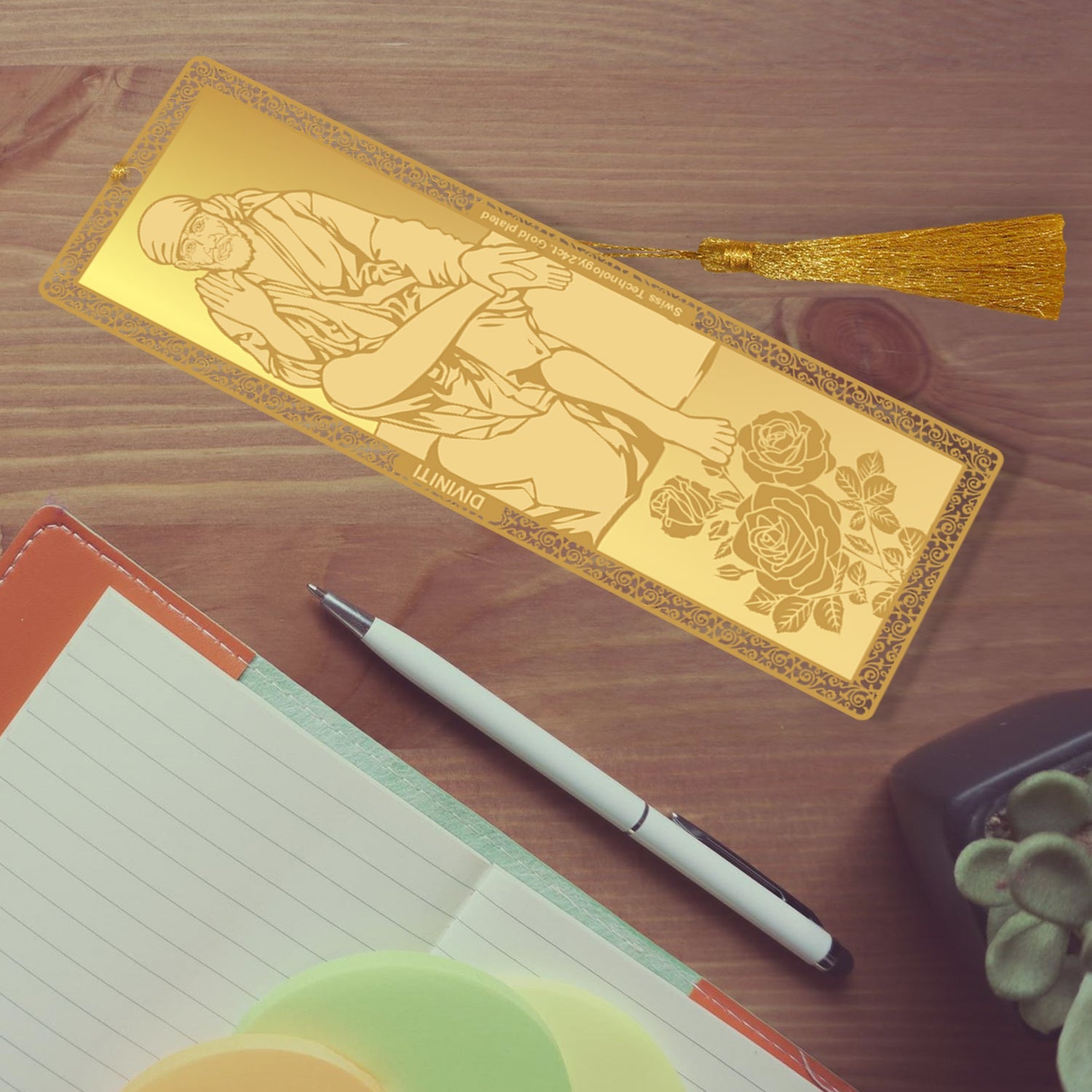 Buy Customized 24K Gold Plated Bookmark 