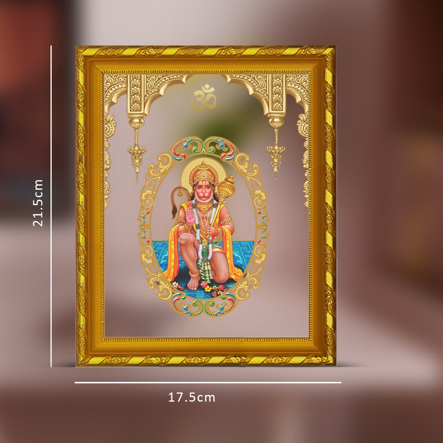 Buy Hanuman Photo Frame | 24K Gold Plated Frame