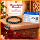 Natural Moss Agate Bracelet for Men & Women | 8–9 mm Beads | Unisex Growth & Abundance Bracelet