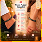 Natural Moss Agate Bracelet for Men & Women | 8–9 mm Beads | Unisex Growth & Abundance Bracelet