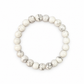 Natural Howlite Stone Bracelet for Men & Women | 8–9 mm Beads | Unisex Calm & Balance Bracelet