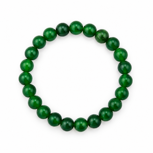 Natural Green Aventurine Bracelet for Men & Women | 8–9 mm Beads | Unisex Prosperity & Harmony Bracelet