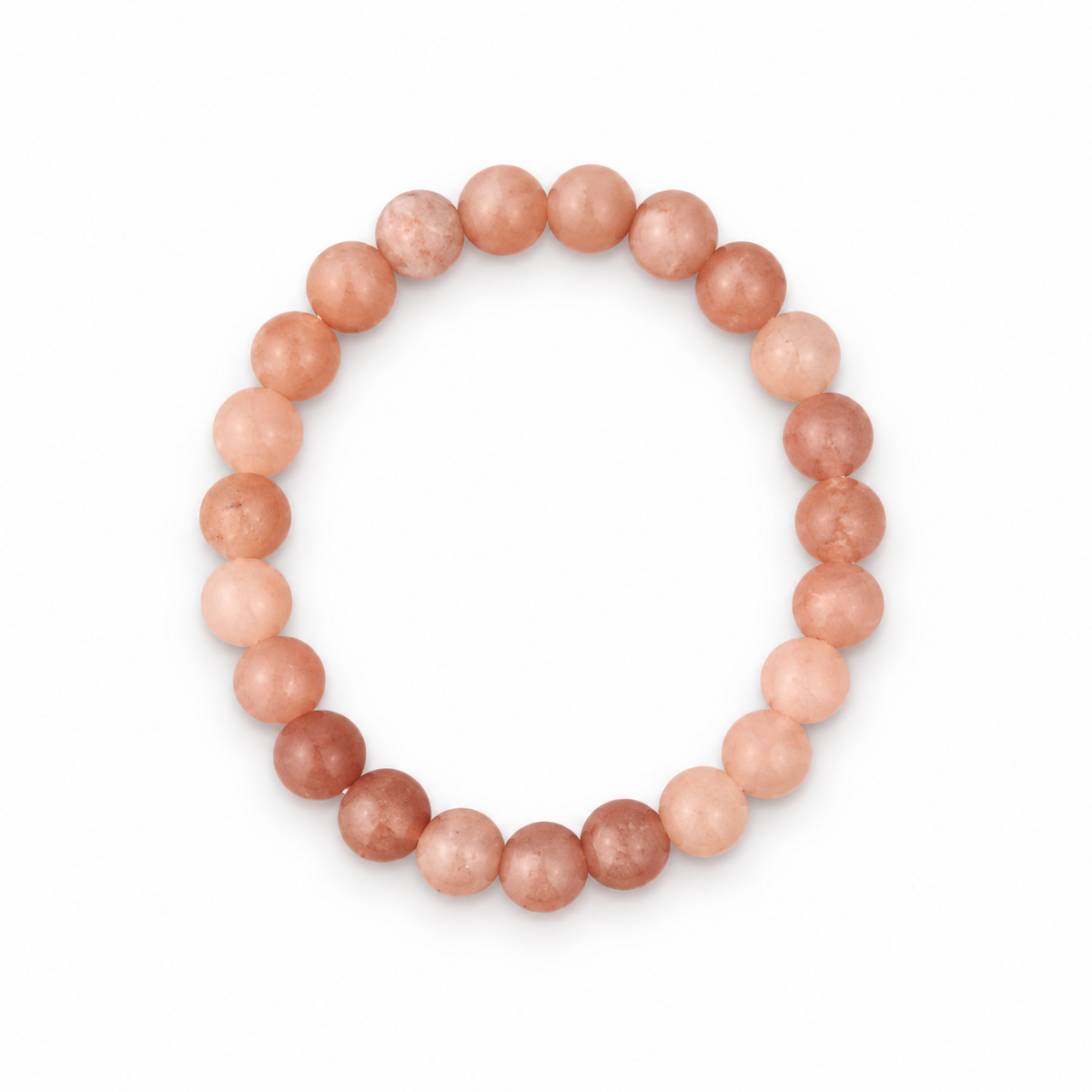 Natural Sunstone Bracelet for Men & Women | 8–9 mm Beads | Unisex Positivity & Confidence Bracelet