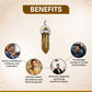 Citrine Crystal Candle Pendant