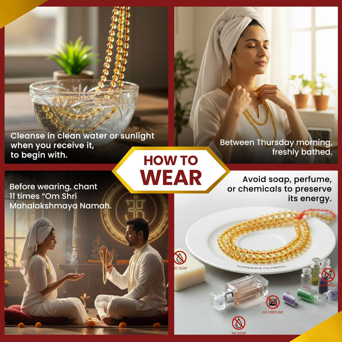 Citrine Mala