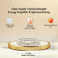 Clear Quartz AAA Quality Diamond Cut Bracelet To Dispelling Negative Energy-(8mm)