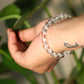 Clear Quartz AAA Quality Diamond Cut Bracelet To Dispelling Negative Energy-(8mm)