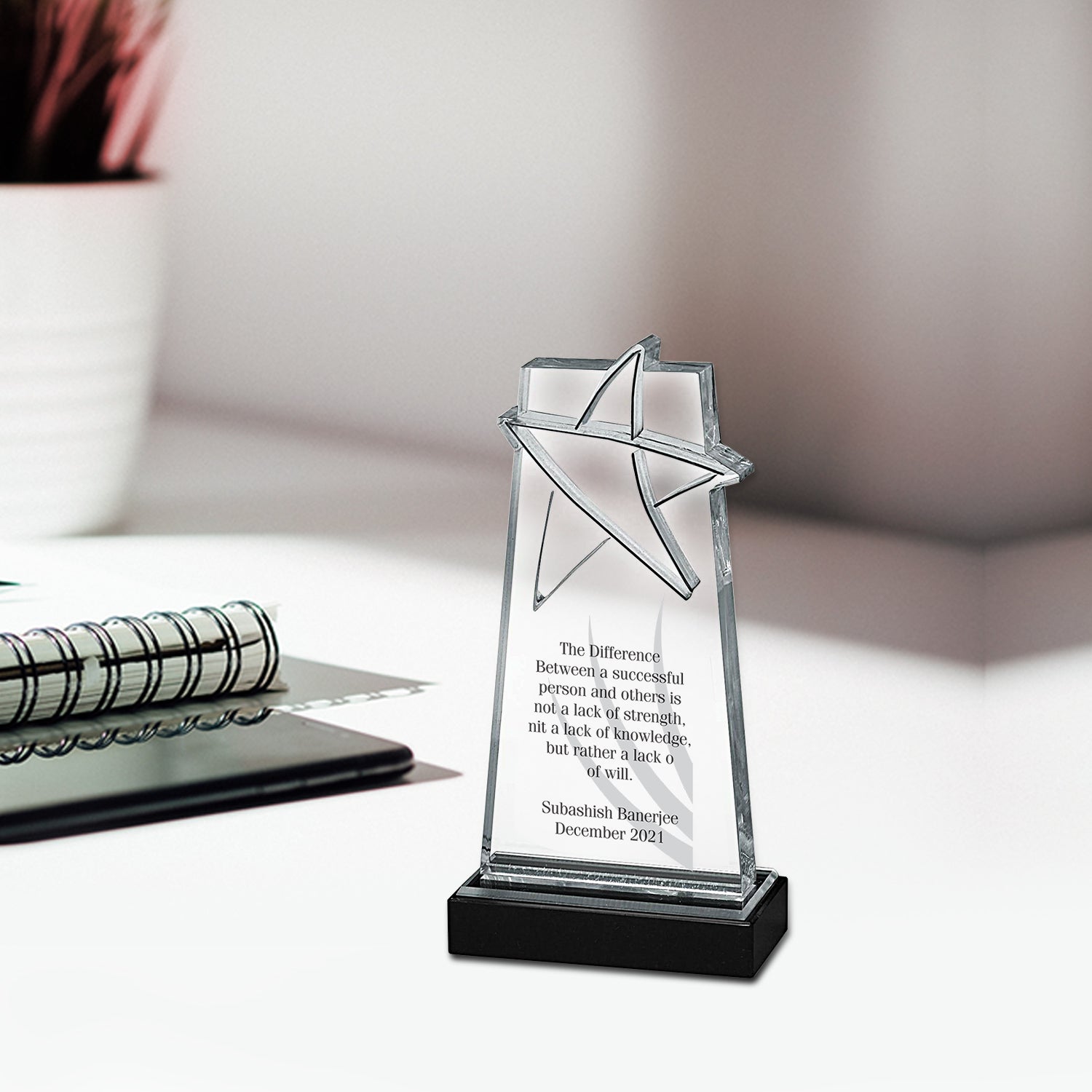 Crystal Trophy for Special Corporate Awards