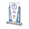 Crystal Trophy with Customization for Corporate Gifts