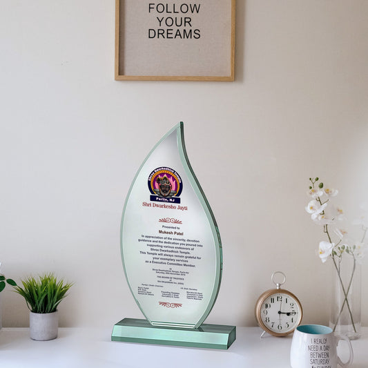 Custom Crystal Trophy for Corporate Celebrations