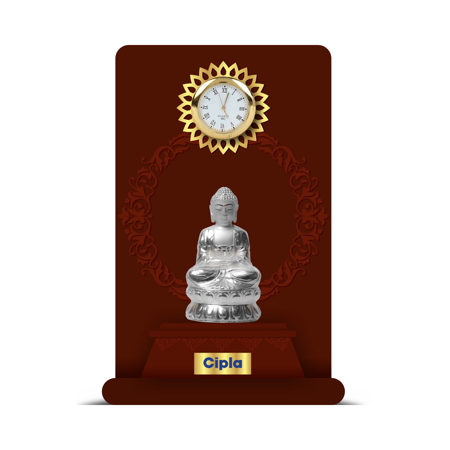Custom MDF Memento with 999 Silver Plated Idol