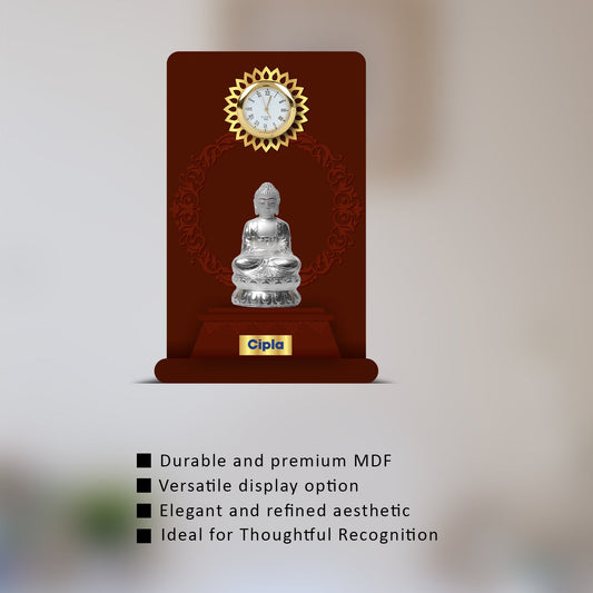Custom MDF Memento with 999 Silver Plated Idol