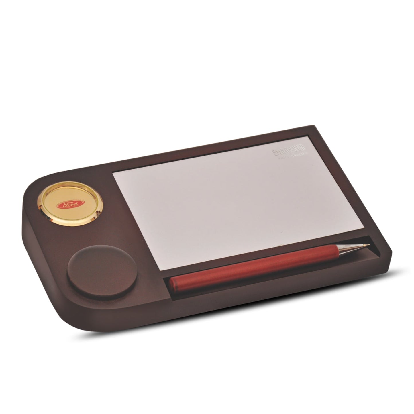 Custom MDF Pen Holder & Writing Pad for Corporate Gifts