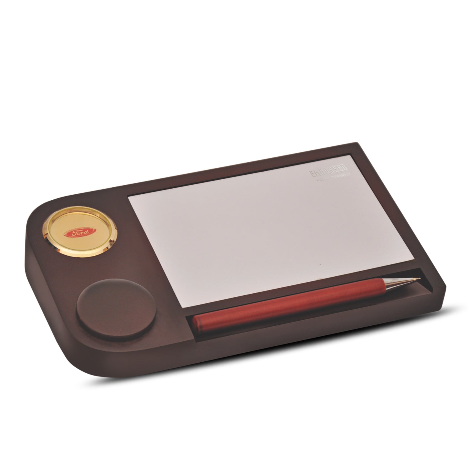 Custom MDF Pen Holder & Writing Pad for Corporate Gifts