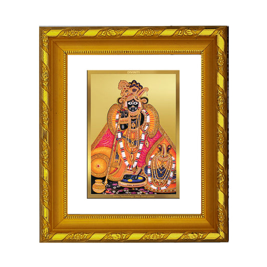DIVINITI Bankey Bihari 24K Gold Plated Photo Frame