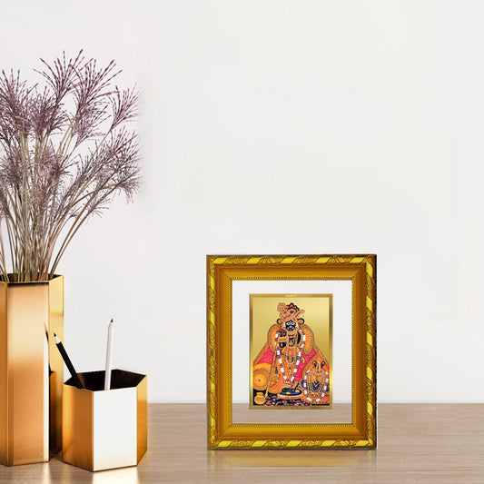 DIVINITI Bankey Bihari 24K Gold Plated Photo Frame