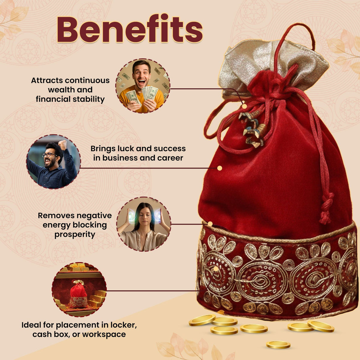 Dhan Vriddhi Potli – Attract Wealth and Financial Stability