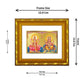 DIVINITI 24K Gold Plated Lakshmi Ganesha Photo Frame For Home Decor, TableTop, Puja Room (15.0 X 13.0 CM)