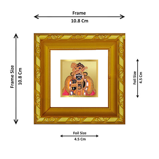 Divine Bankey Bihari 24K Gold Plated Photo Frame