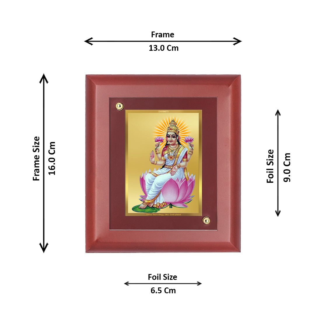 Diviniti 24K Gold Plated Ashwarya Lakshmi Photo Frame