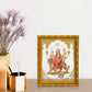 Durga Mata Gold Plated Frame | Elegant Home Decor