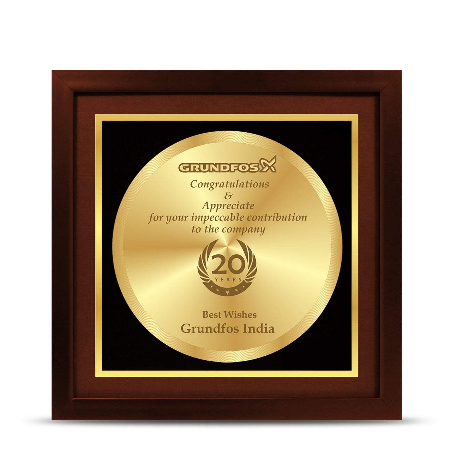 Elegant 3D Memento with 24K Gold Foil for Gifting