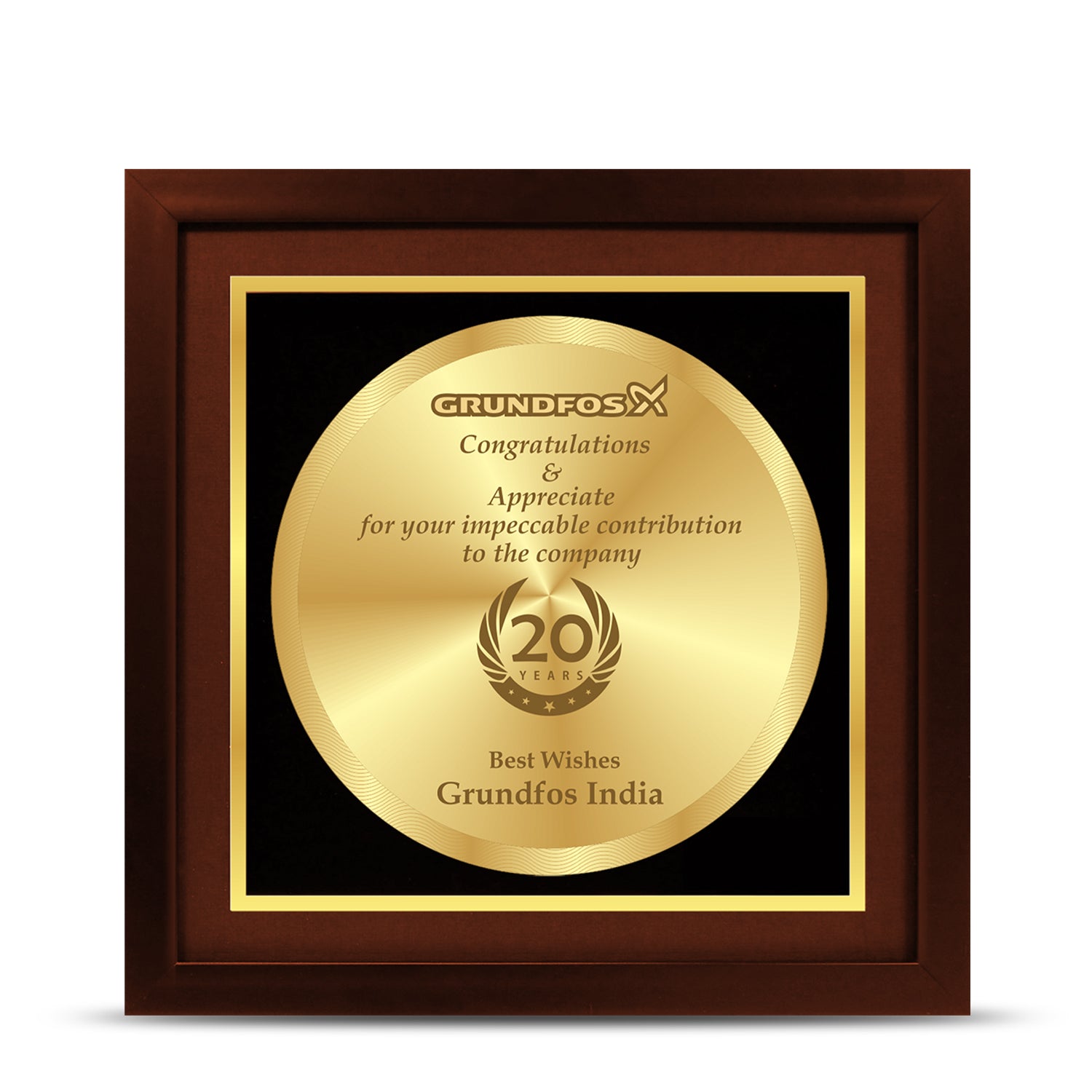 Elegant 3D Memento with 24K Gold Foil for Gifting