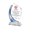 Elegant Crystal Trophy for Corporate Gift Items